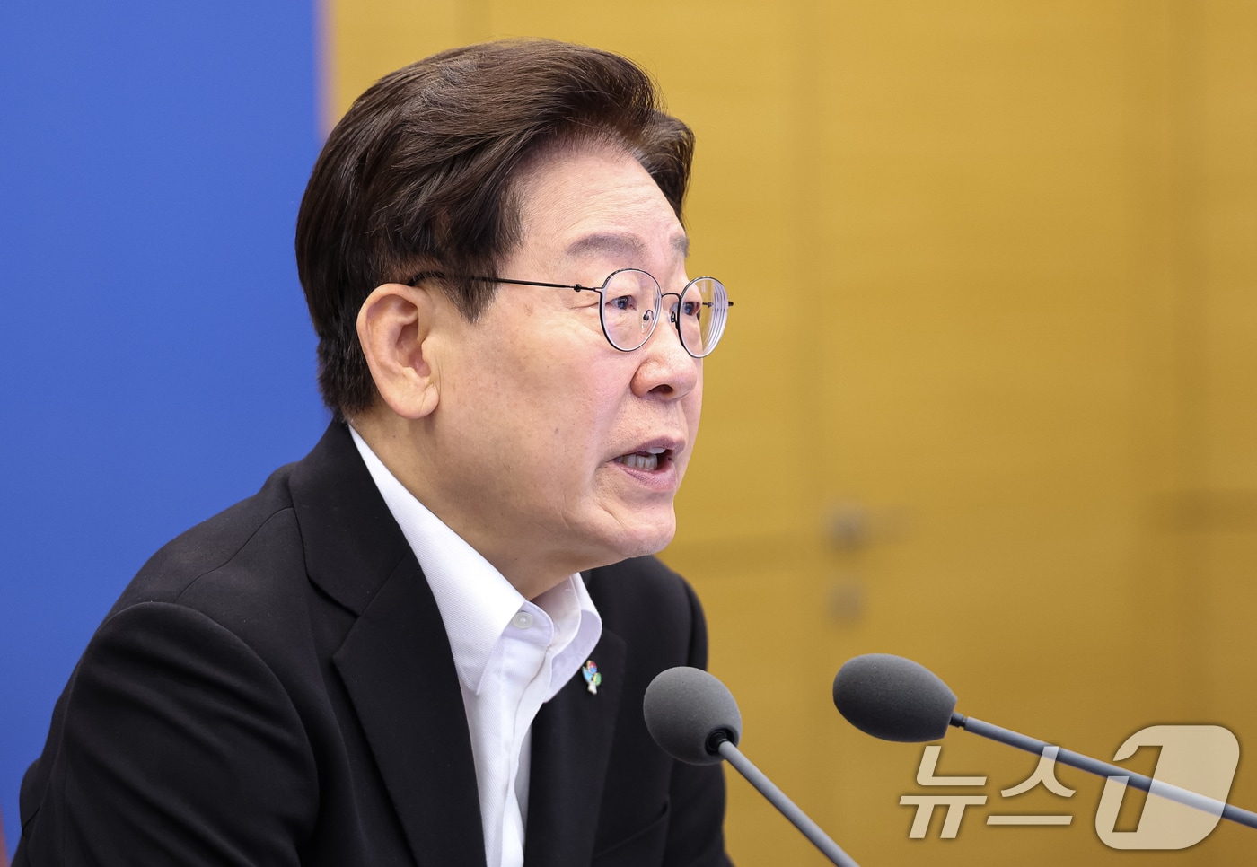 이재명 대통령이 25일 청와대에서 열린 수석보좌관회의에서 발언하고 있다. 2026.6.25 ⓒ 뉴스1 허경 기자