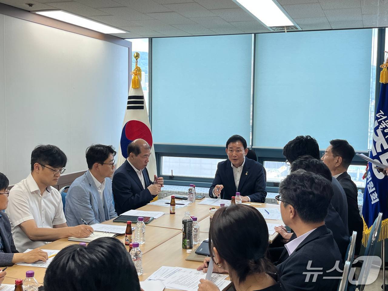 박용갑 의원이 정책 간담회를 하고 있다.(의원실 제공. 재판매 및 DB금지)/뉴스1