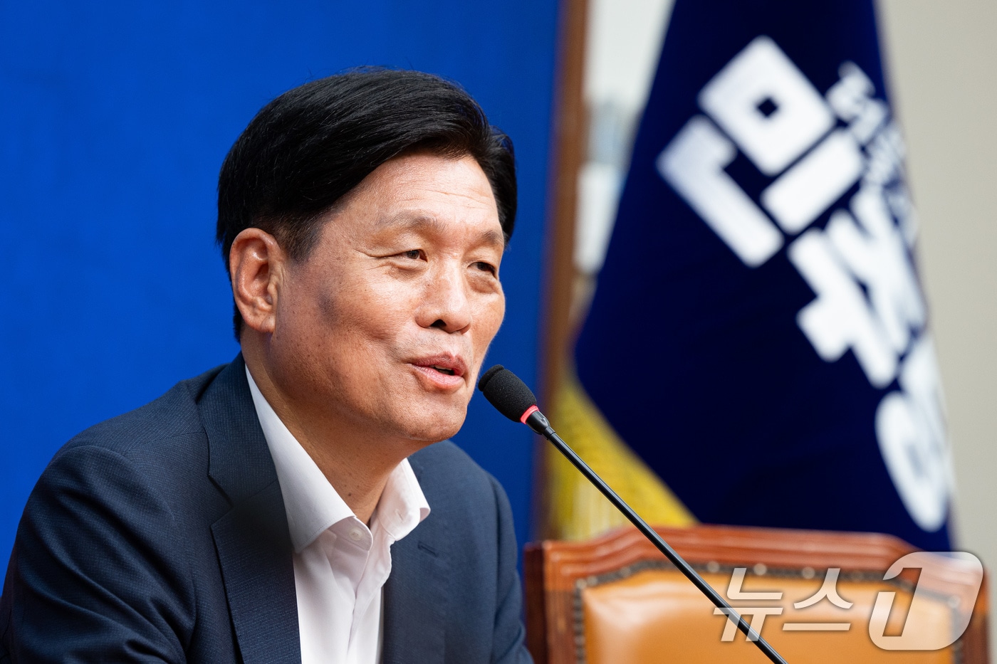 조승래 전 더불어민주당 사무총장이 29일 서울 여의도 국회에서 퇴임인사 겸 기자간담회를 하고 있다. 2026.6.29 ⓒ 뉴스1 유승관 기자
