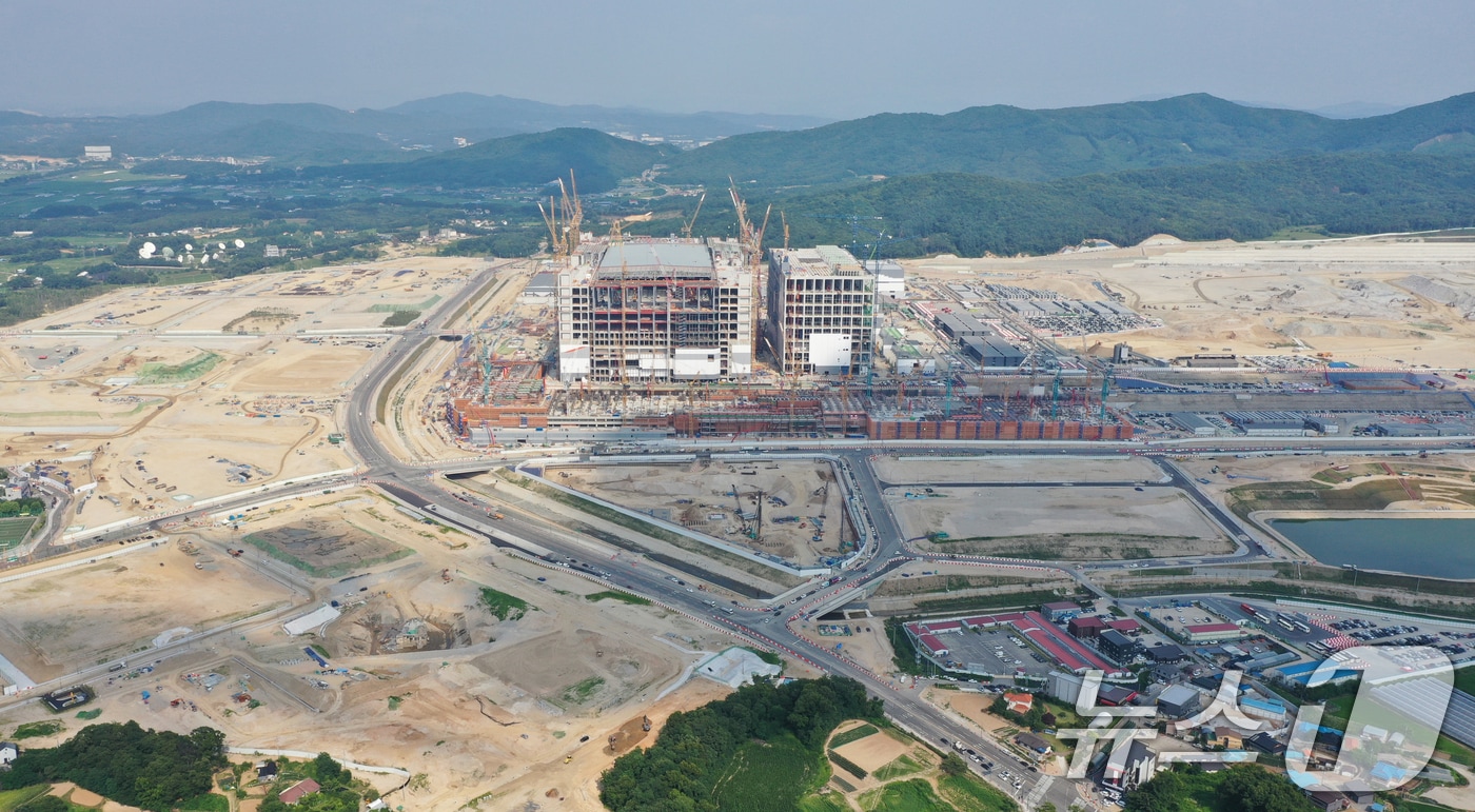  경기 용인시 처인구 원삼면에 위치한 용인 반도체 클러스터 일반산업단지 공사현장의 모습. 2026.6.29 ⓒ 뉴스1 김영운 기자