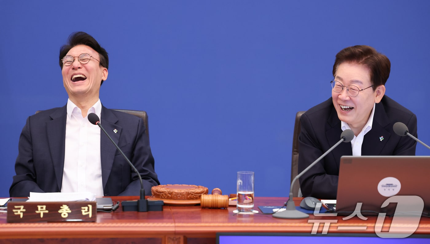 이재명 대통령, 25일 민주당 신임 지도부와 청와대 만찬