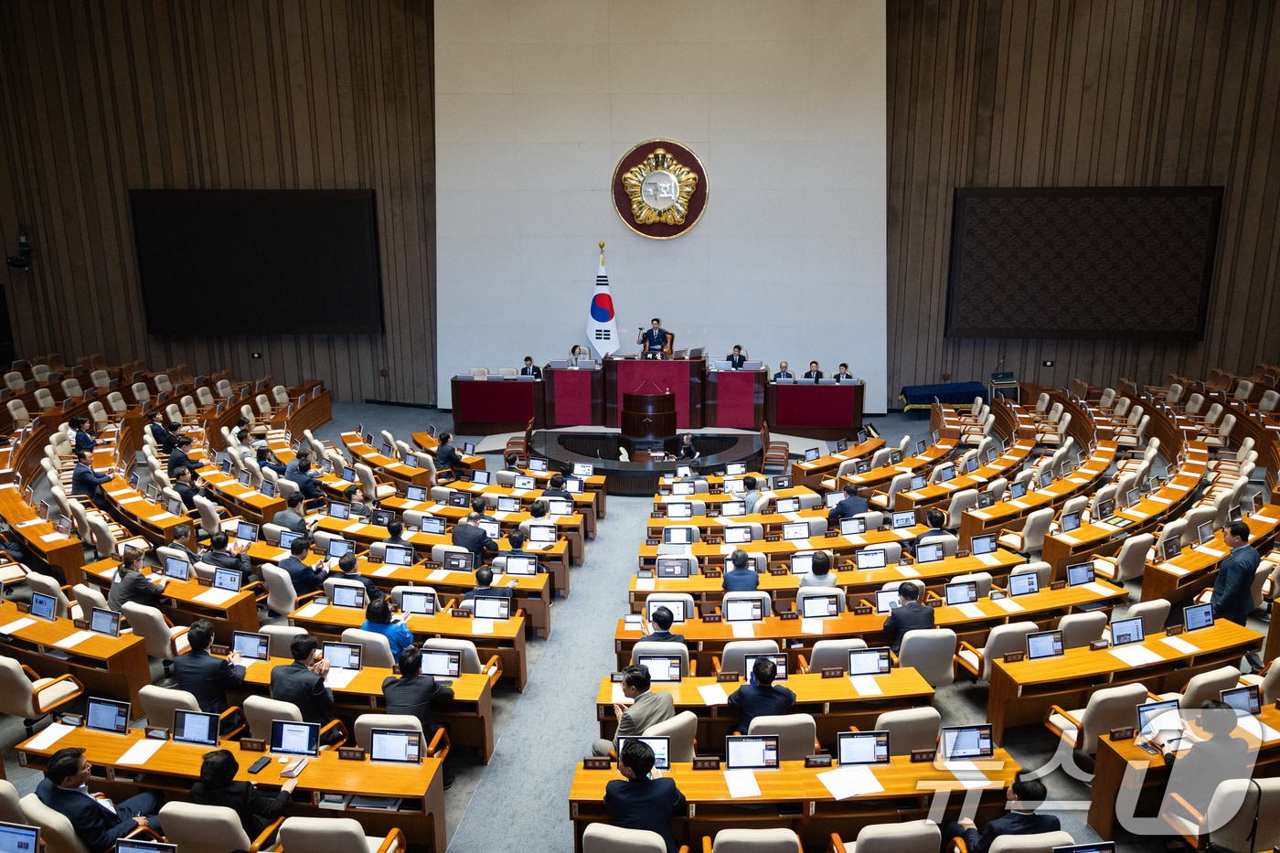 지난달 30일 서울 여의도 국회에서 열린 제436회 국회(임시회) 제4차 본회의. ⓒ 뉴스1 유승관 기자