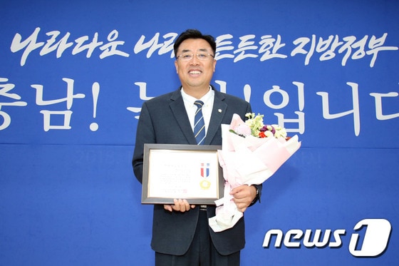  더불어민주당 김기재 당진시장 후보. / 뉴스1
