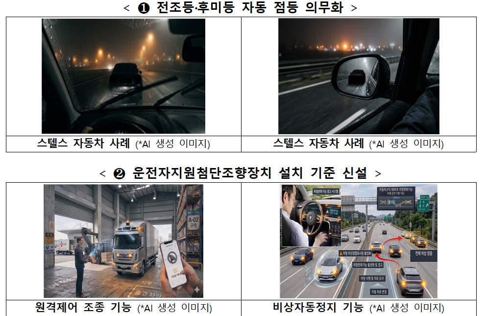 야간 스텔스 자동차 퇴출 뉴스