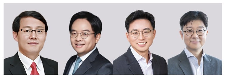 왼쪽부터 임기호 고객 및 산업담당 대표, 김재환 부대표, 유원석 부대표, 차경민 부대표(PwC컨설팅 제공)