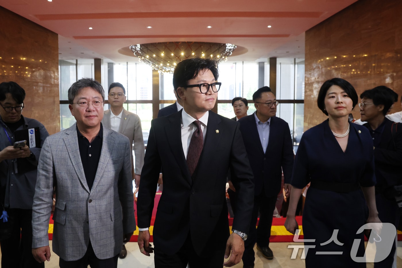 한동훈 무소속 의원이 5일 오후 서울 여의도 국회로 등청하고 있다. 2026.6.5 ⓒ 뉴스1 황기선 기자