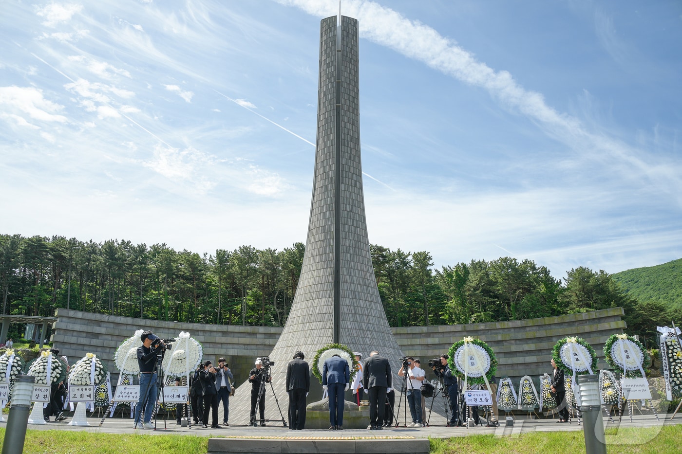 6일 오전 국립제주호국원 현충광장에서 거행된 제71회 현충일 추념식.(제주도 제공. 재판매 및 DB 금지) ⓒ 뉴스1 