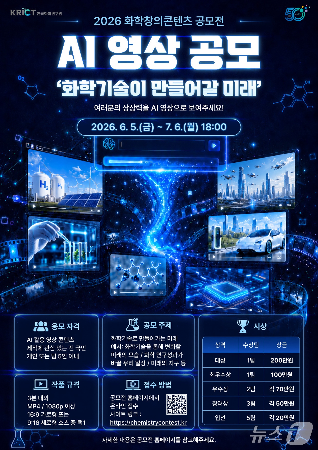 화학연 '화학기술이 만들어가는 미래' AI 영상 공모