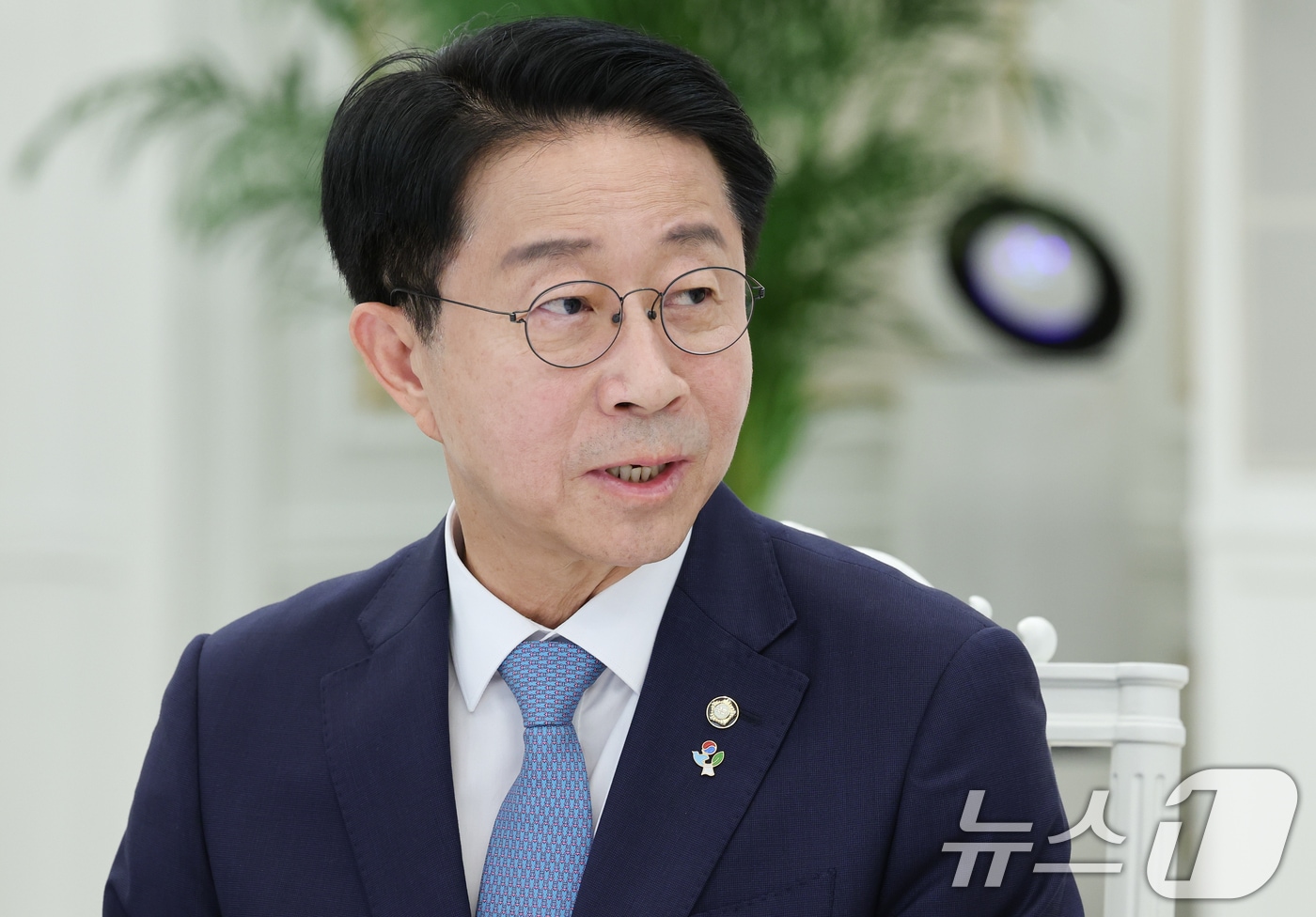 조정식 국회의장이 지난 8일 청와대에서 열린 4부 요인 회동에서 발언하고 있다. 2026.6.8 ⓒ 뉴스1 이재명 기자