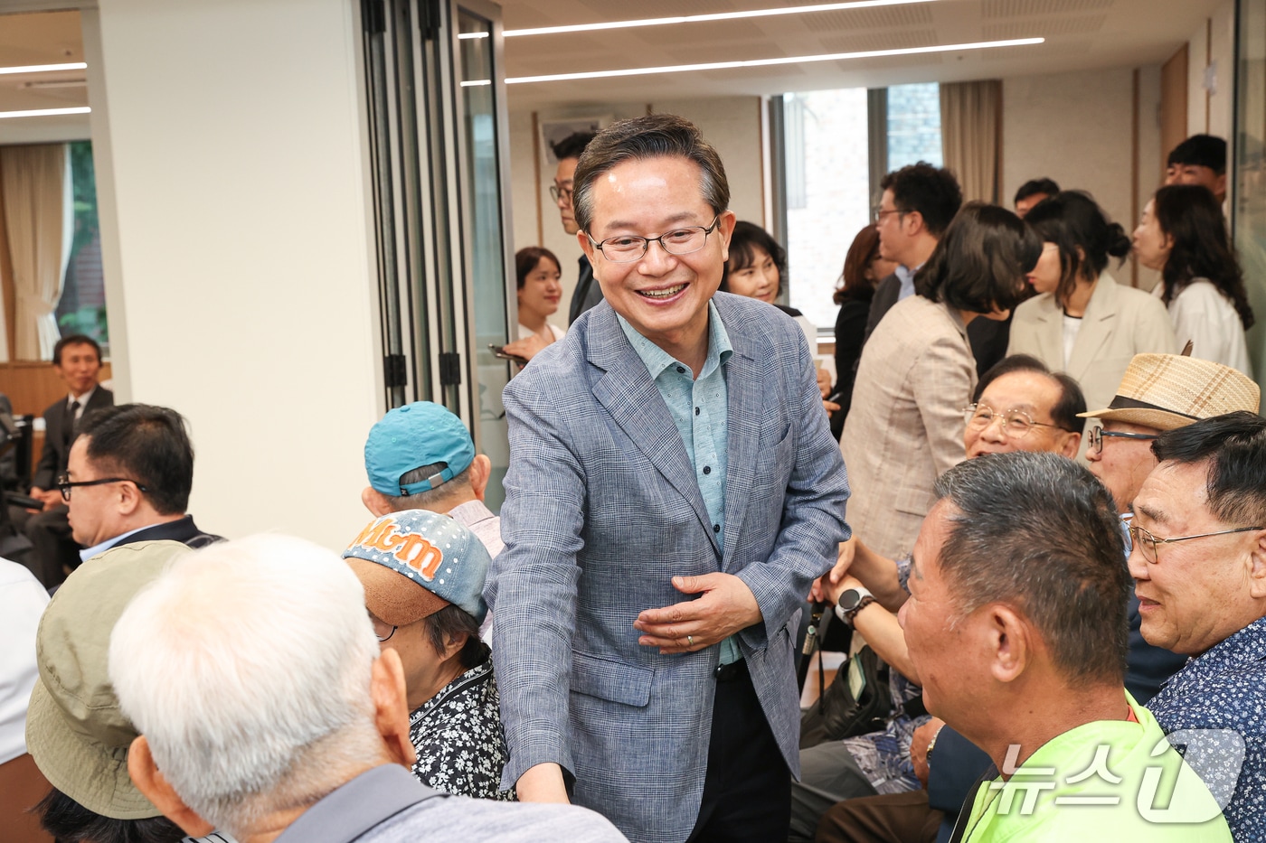 8일 개최된 영등포구 장애인 쉼터 개소식에 참석한 최호권 영등포구청장.(영등포구 제공)