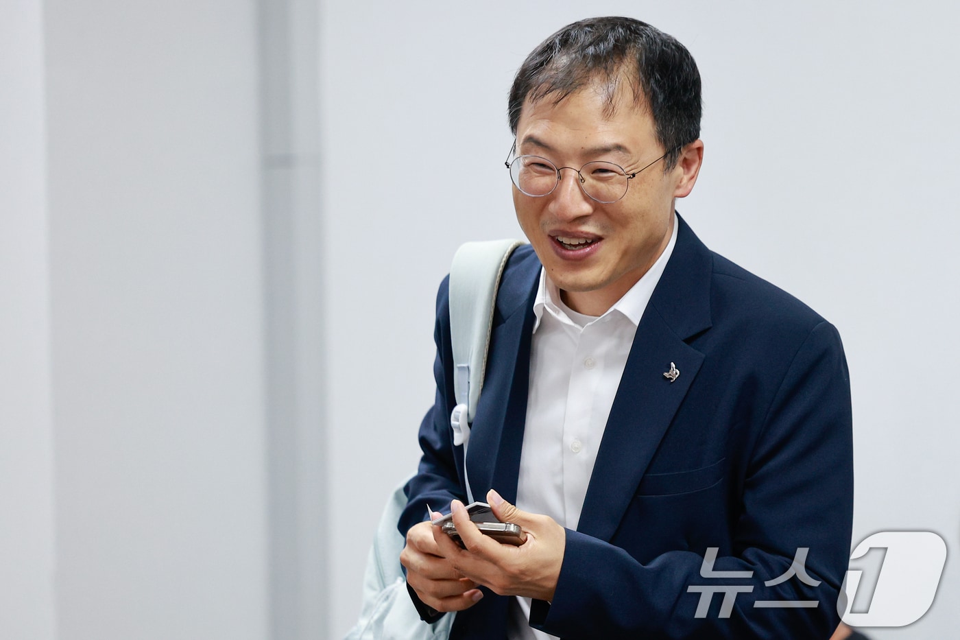 김상욱 울산시장 당선인이 9일 오후 서울 여의도 국회의원회관에서 열린 '이재명 정부 2년차, 더 과감한 개혁이다' 포럼에 참석하고 있다. 2026.6.9 ⓒ 뉴스1 안은나 기자