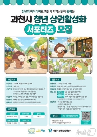 과천시 청년 상권활성화 서포터즈.(과천시 제공)