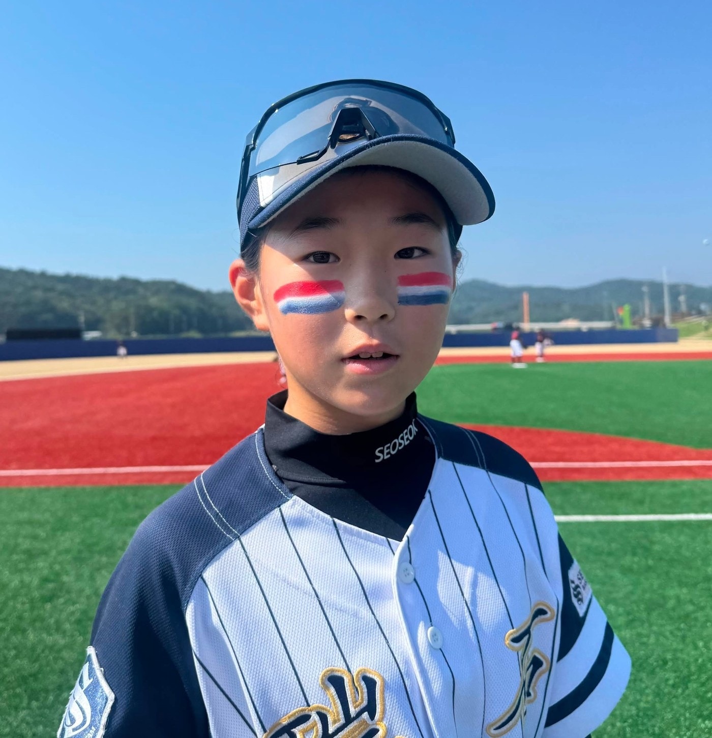 서석초등학교 야구부의 최서윤. (KIA 타이거즈 제공)