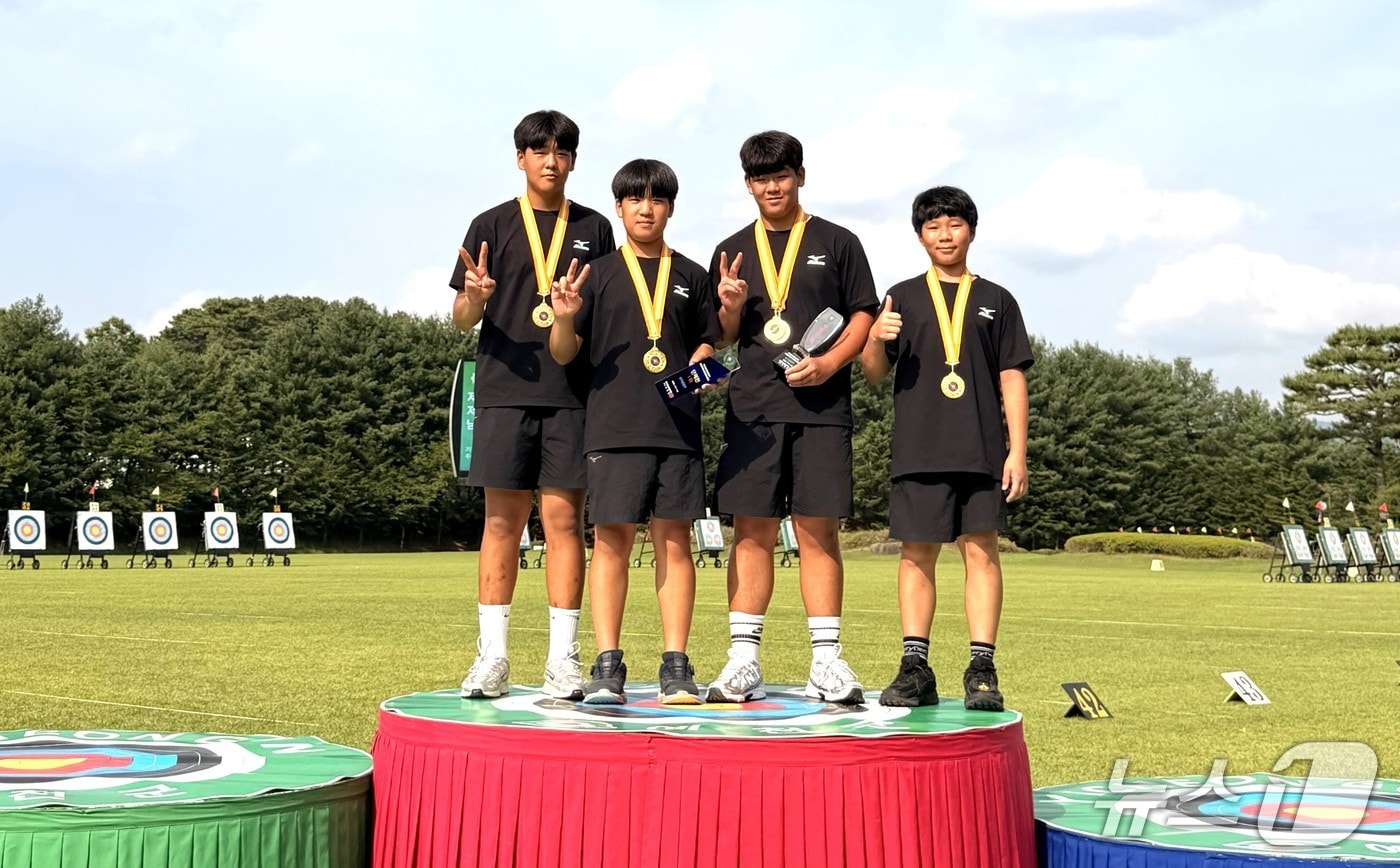 "제2의 김우진 꿈꾼다"...옥천 이원중 양궁부 전국 최강 자리 서다 - 뉴스 썸네일 이미지