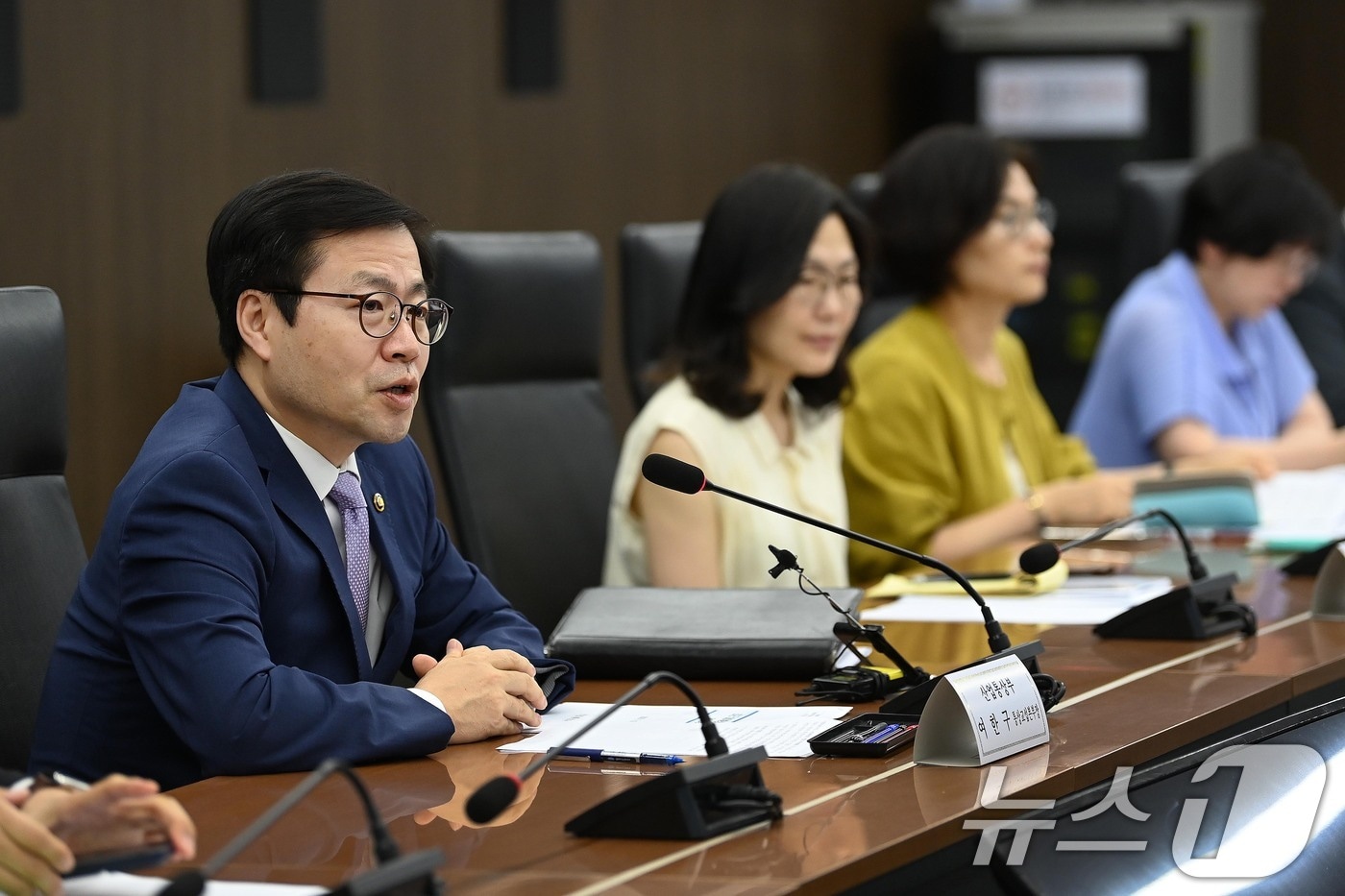 여한구 산업통상부 통상교섭본부장이 지난 7월 13일 오후 서울 중구 대한상공회의소에서 제58차 통상추진위원회를 주재하고 있다. (산업통상부 제공. 재판매 및 DB금지) 2026.7.13 ⓒ 뉴스1