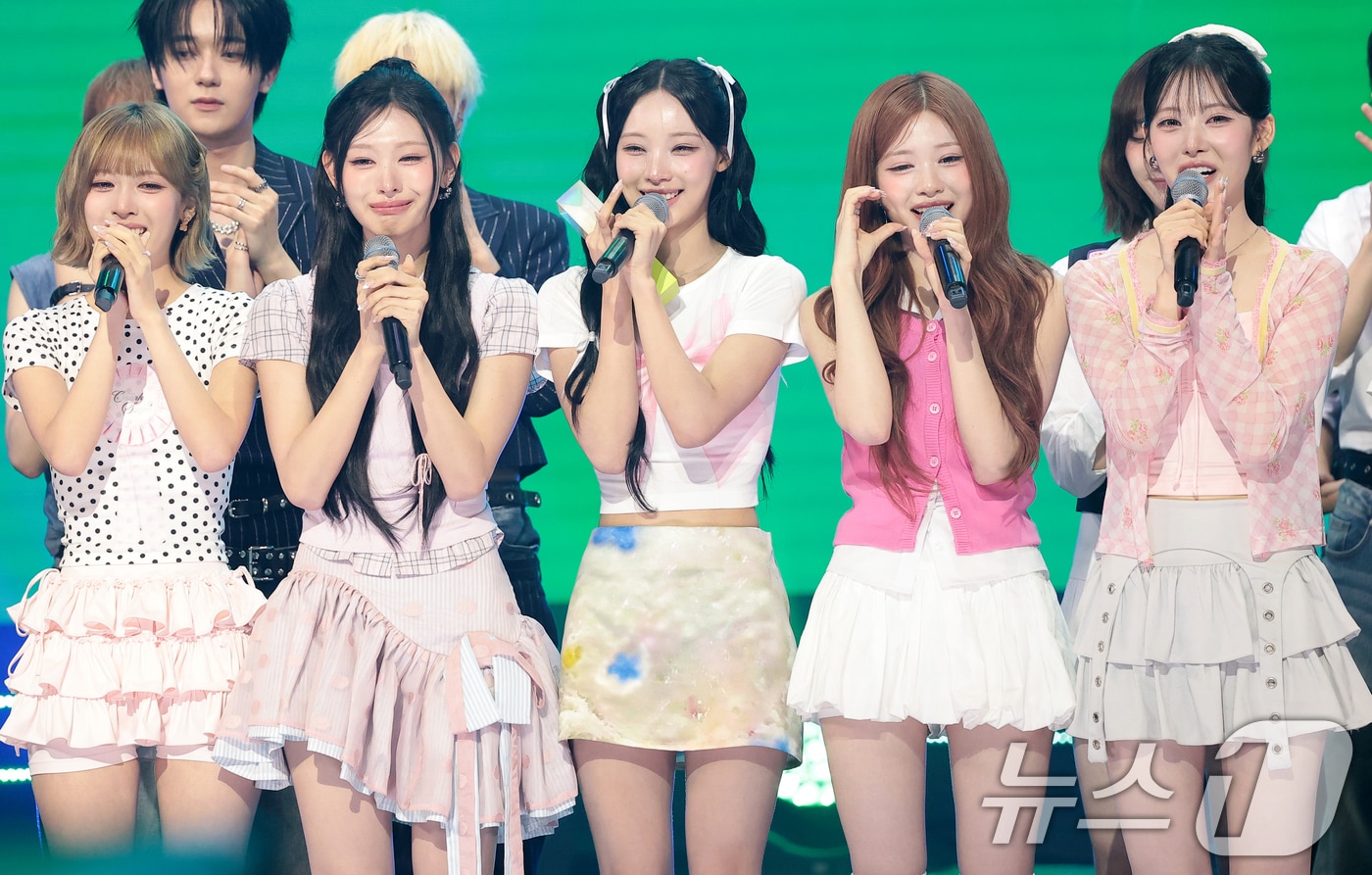 그룹 리센느 메이(왼쪽부터)와 미나미, 원이, 제나, 리브 ⓒ 뉴스1 권현진 기자