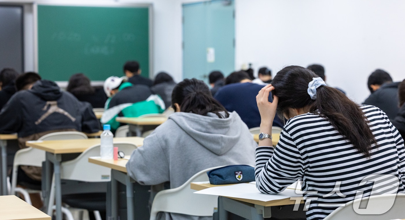 수험생 자료사진(사진은 기사 내용과 무관함) / 뉴스1 ⓒ News1