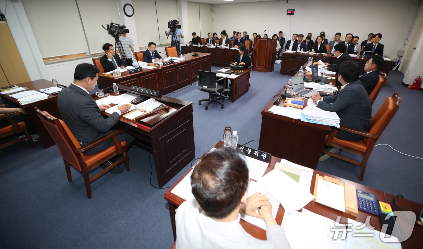 제주도의회 미래경제산업위원회 회의 현장.(제주도의회 제공, 재판매 및 DB 금지)