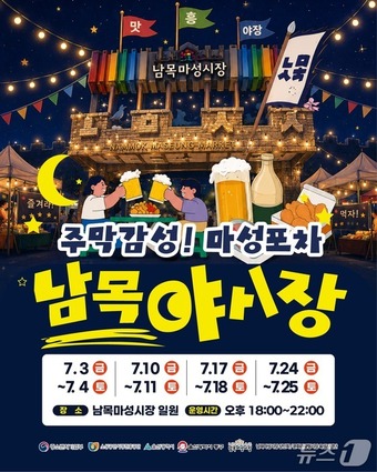 남목야시장 포스터.(울산 동구 제공. 재판매 및 DB금지)/뉴스1