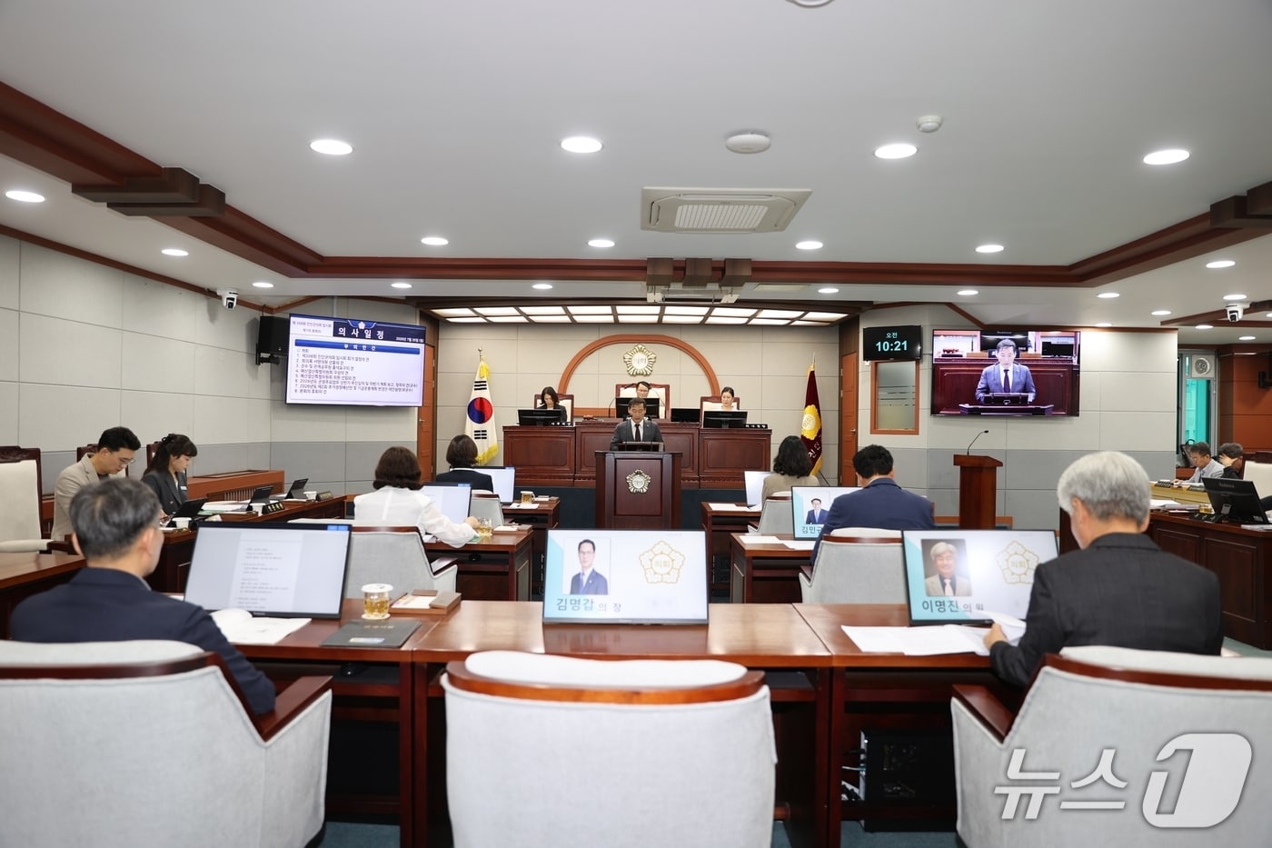 20일 전북 진안군의회가 임시회를 개회하고 있다.(의회제공. 재판매 및 DB금지)2026.7.20/뉴스1