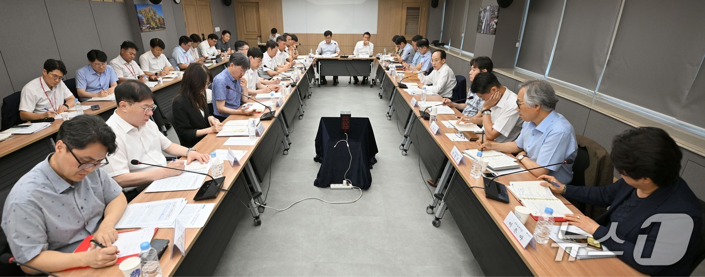추경호 대구시장이 20일 대구시 산격청사에서 간부회의를 주재하고 있다. (대구시 제공. 재판매 및 DB 금지) 2026.7.20/뉴스1