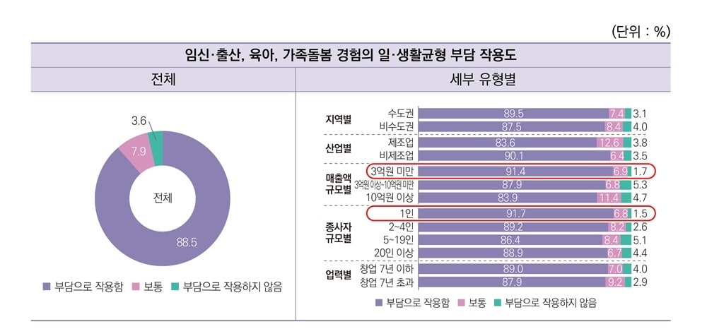 여성기업인 88.5% "임신·출산·육아로 일·생활 균형 부담 느껴" - 뉴스 썸네일 이미지