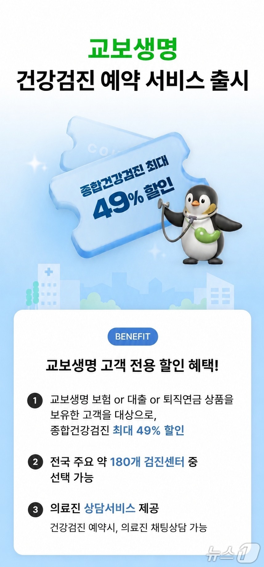 교보생명, '착한의사' 연계 건강검진 예약 서비스 출시