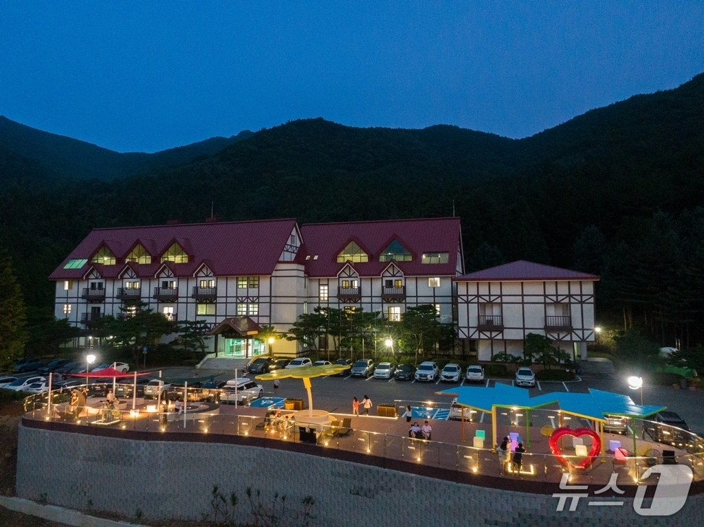광양제철소 백운산수련원 전경
