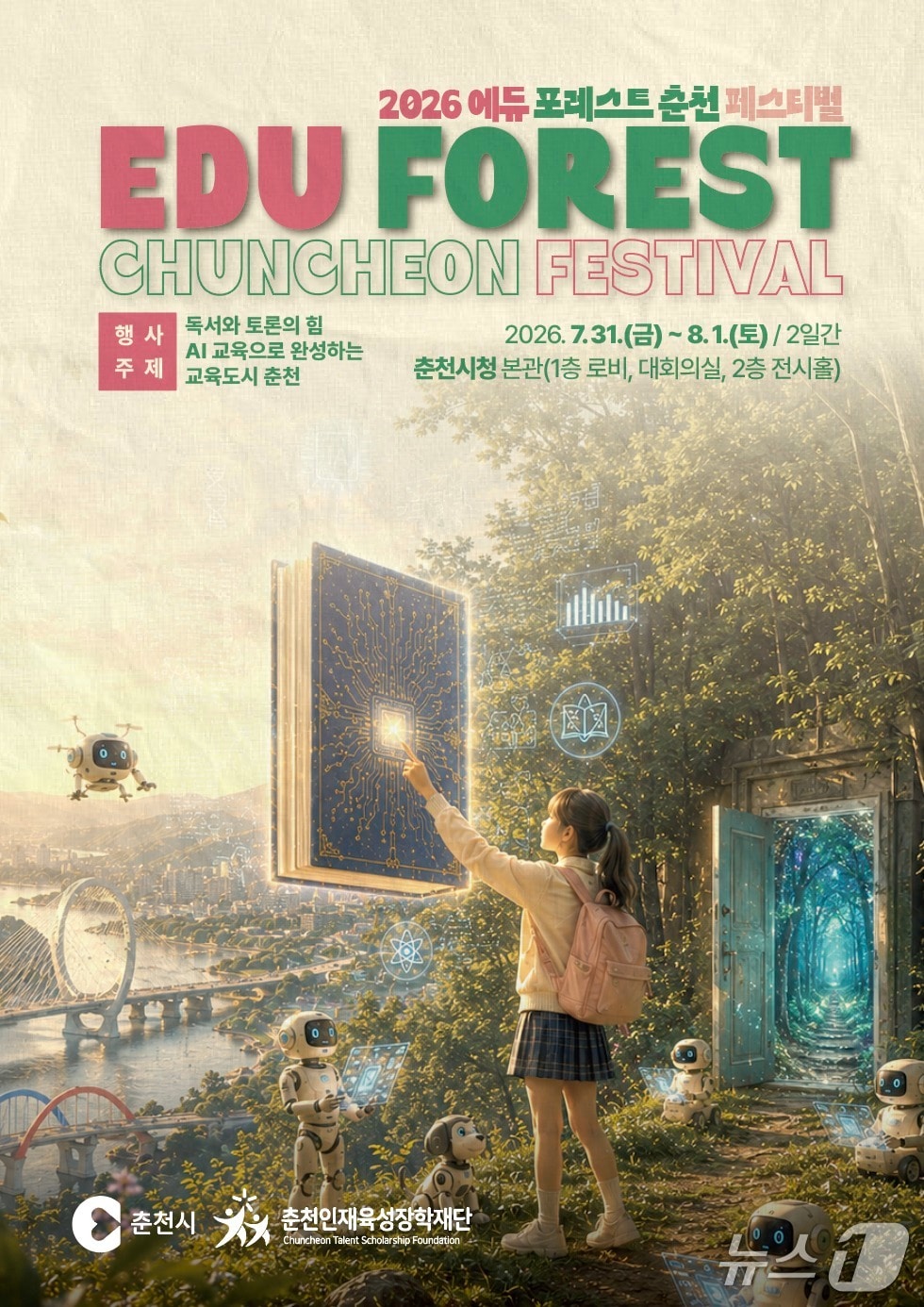 춘천시, '2026 에듀포레스트 춘천 페스티벌' 포스터.(춘천시 제공, 재판매 및 DB금지)