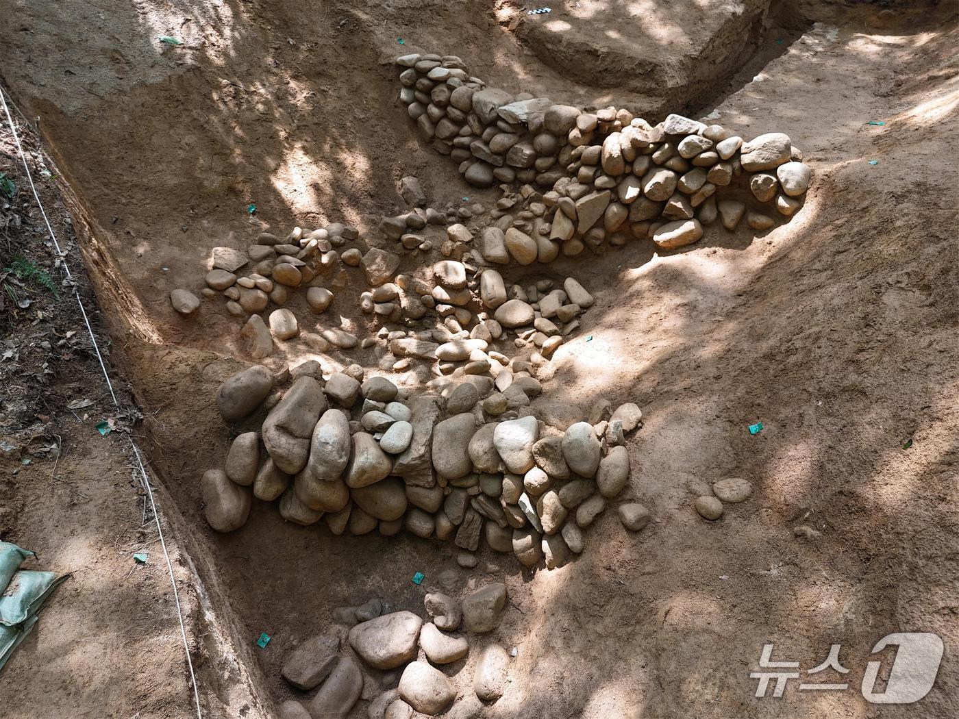 함양 척지토성 1지점 석축 입면(두류문화연구원 제공. 재판매 및 DB금지).