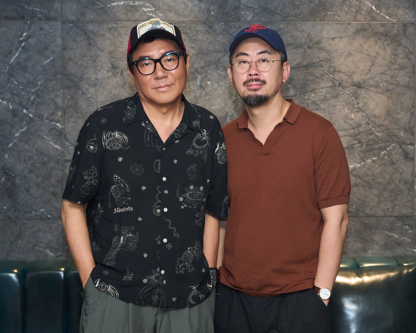 김지운 감독(왼쪽)과 나홍진 감독(플러스엠엔터테인먼트 제공)