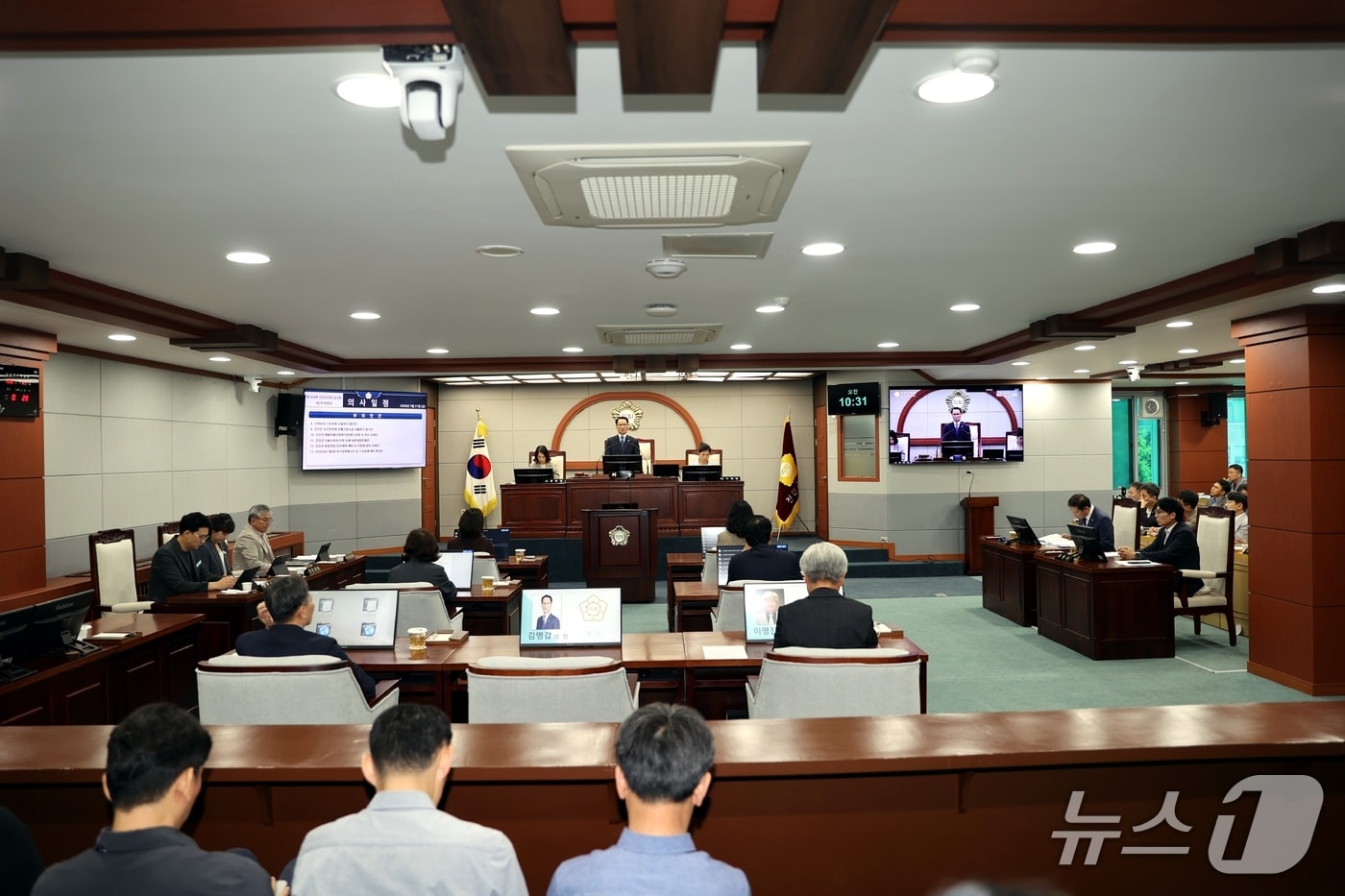 31일 전북 진안군의가 제2차 본회의를 끝으로 12일간 진행된 제308회 임시회를 마무리했다.(의회제공. 재판매 및 DB금지)2026.7.31/뉴스1