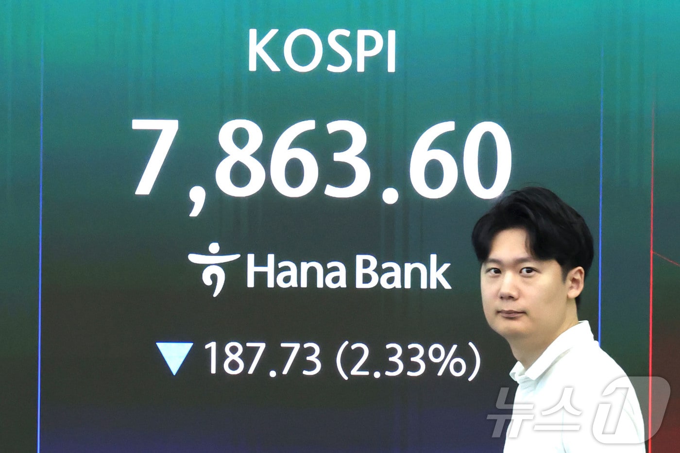 코스피 6%대 급락 '매도 사이드카' 발동