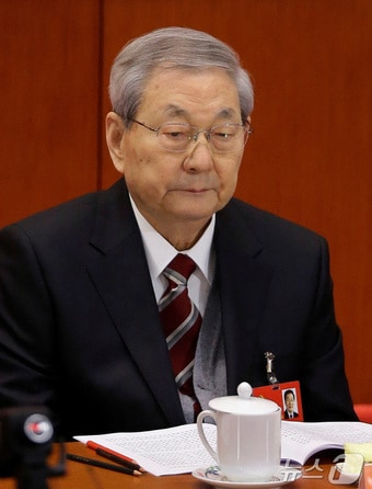 주룽지 전 중국 총리. <자료사진>.2012.11.8. ⓒ 로이터=뉴스1