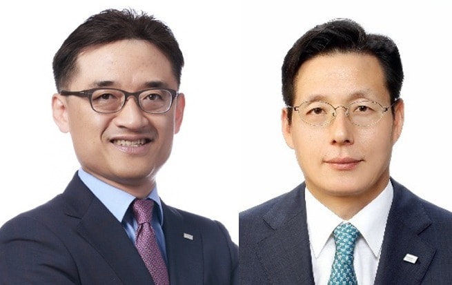 김미섭(왼쪽)·허선호 미래에셋증권 대표이사 부회장(미래에셋증권제공)
