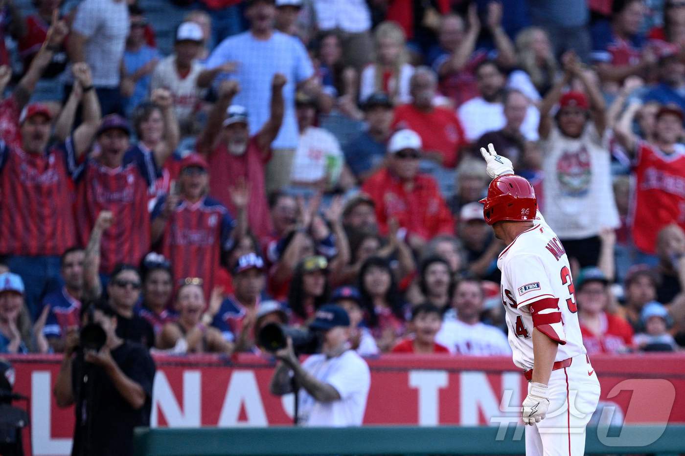 MLB 에인절스 트레이 맨시니가 은퇴를 선언했다. ⓒ AFP=뉴스1