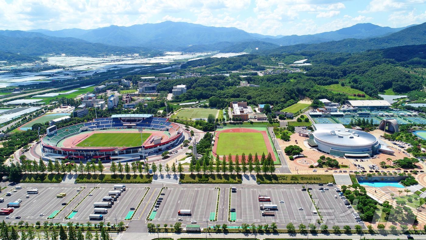 김천시 스포츠 타운 전경 ⓒ 뉴스1 정우용 기자