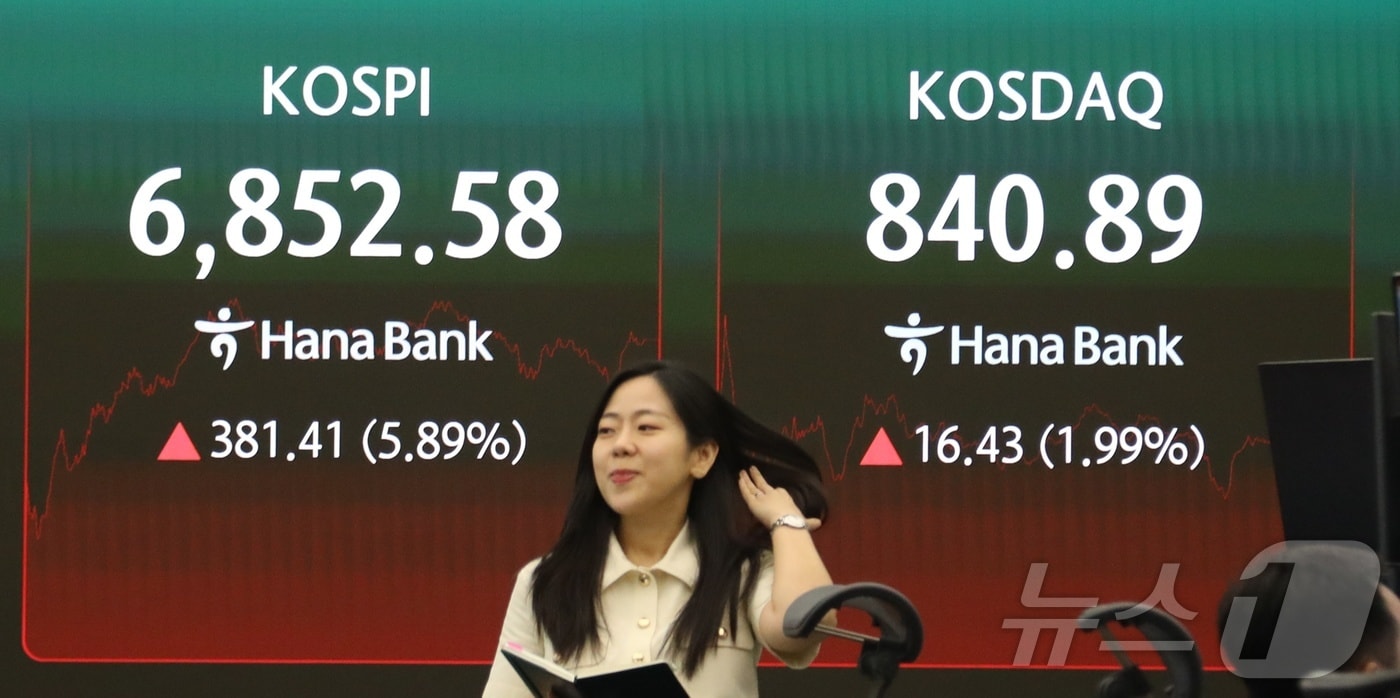 주주환원發 반도체 '불기둥' 소부장으로...바이오도 뛰며 코스닥 2%↑ - 뉴스 썸네일 이미지