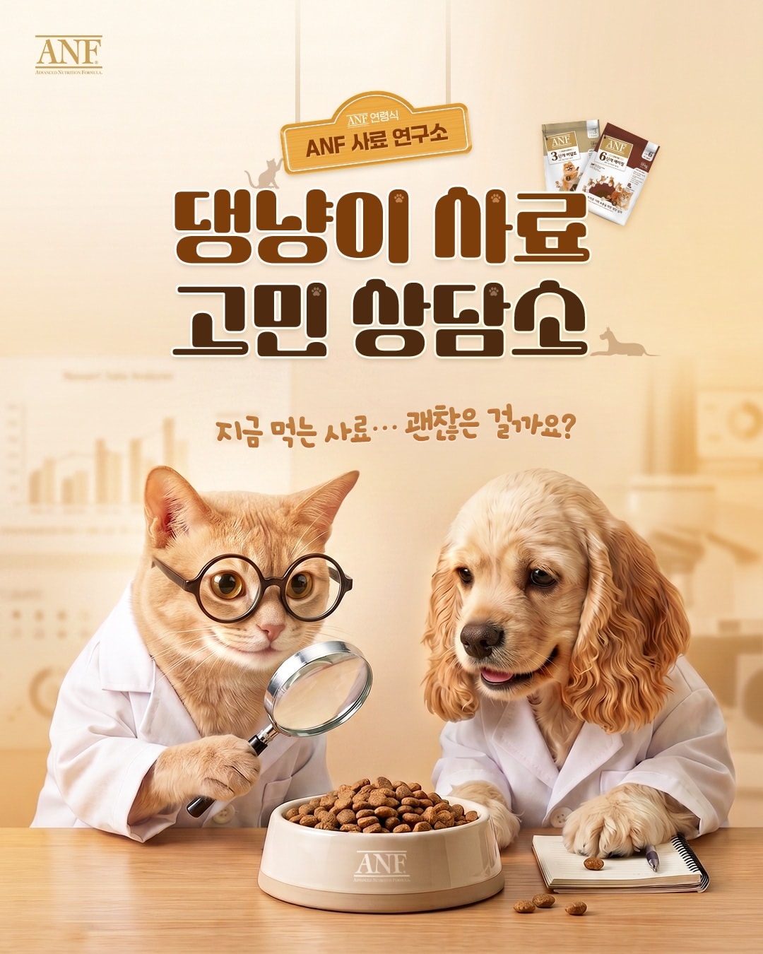"사료 안 먹는데 바꿔야 하나"...ANF, 댕냥이 고민상담소 오픈 - 뉴스 썸네일 이미지