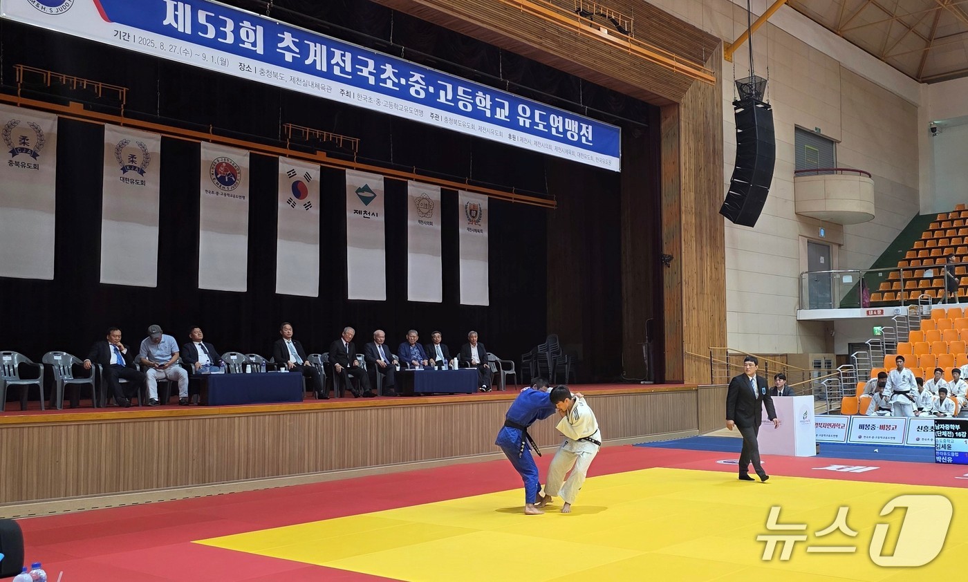 지난해 추계 전국 초중고등학교 유도연맹전, (제천시체육회 제공. 재판매 및 DB금지) 