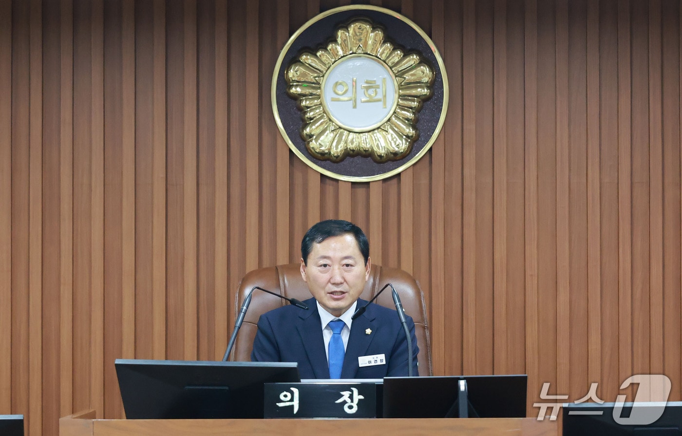 이건창 의장.(논산시의회 제공. 재판매 및 DB금지)
