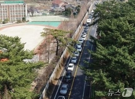 국도 19호선 하동 지역 차량 정체 장면(하동군 제공. 재판매 및 DB금지).