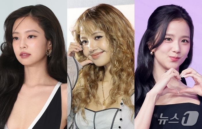 블랙핑크 제니, 리사, 지수(왼쪽부터) ⓒ 뉴스1