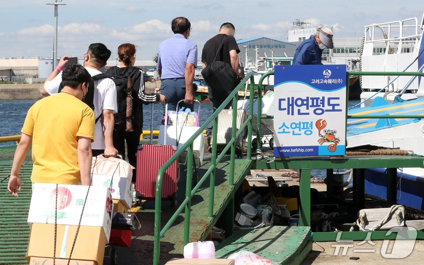 해수부, 추석 연휴 대비 전국 연안여객선 141척 특별 점검