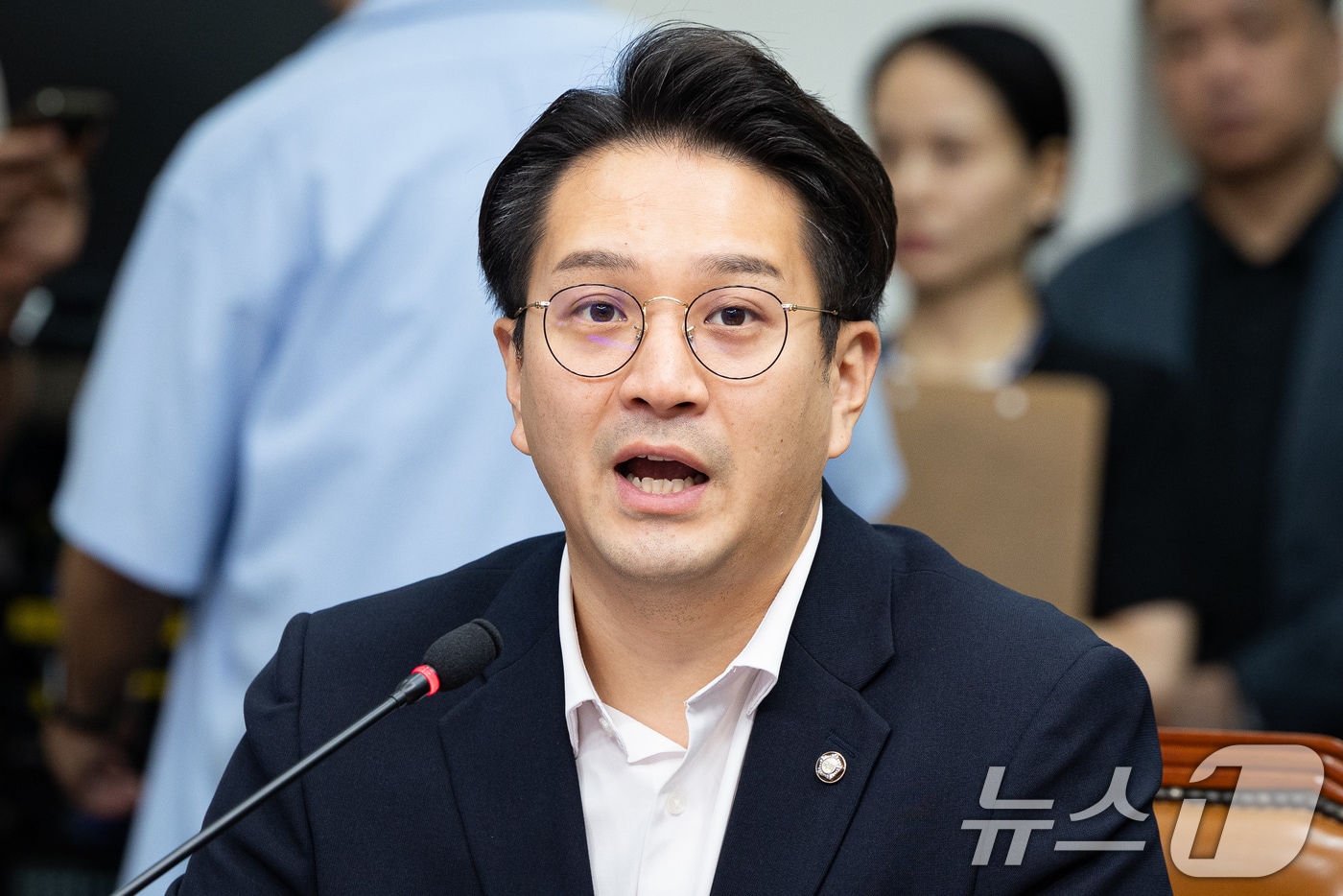 전용기 더불어민주당 최고위원이 31일 서울 여의도 국회에서 열린 최고위원회의에서 발언하고 있다. 2026.8.31 ⓒ 뉴스1 유승관 기자