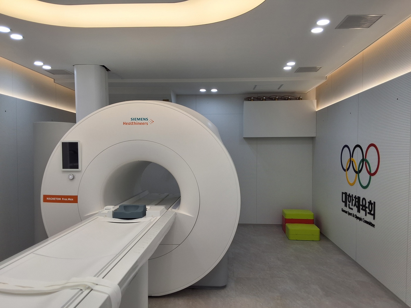 진천 선수촌에 도입된 MRI 장비. (대한체육회 제공)