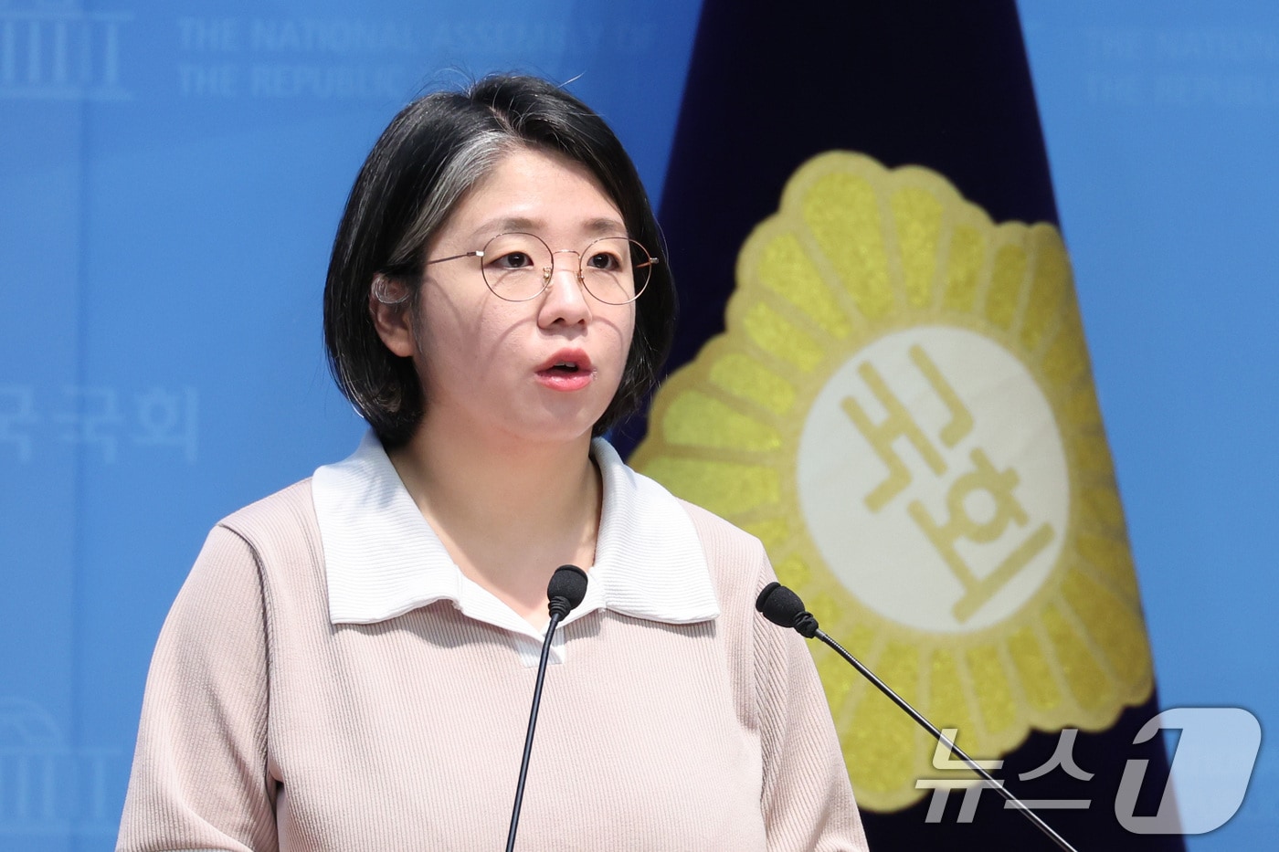 성평등가족부 장관 후보자로 지명된 용혜인 기본소득당 의원. 2026.8.6 ⓒ 뉴스1 신웅수 기자