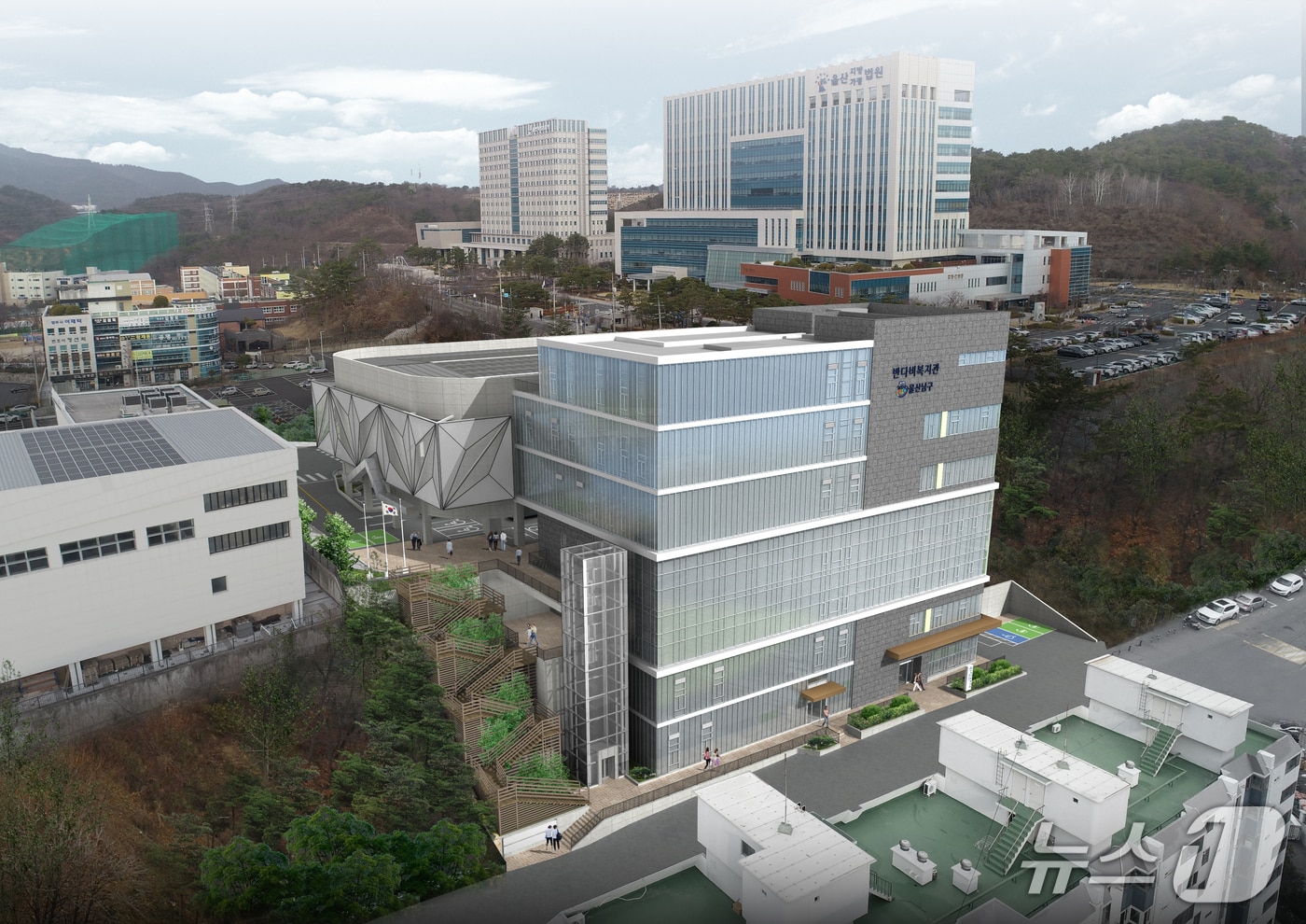 2027년 7월 개관 예정인 남구 최초 장애인복지관과 함께 들어서는 '반다비빙상' 조감도(울산 남구 제공·재판매 및 DB금지)