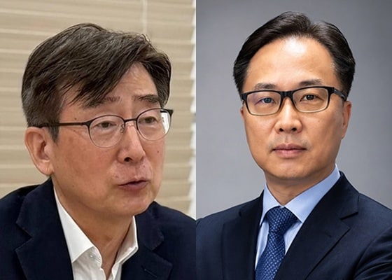 전동건 전 울산MBC 사장(왼쪽), 이성주 iMBC 이사 / 사진제공=MBC