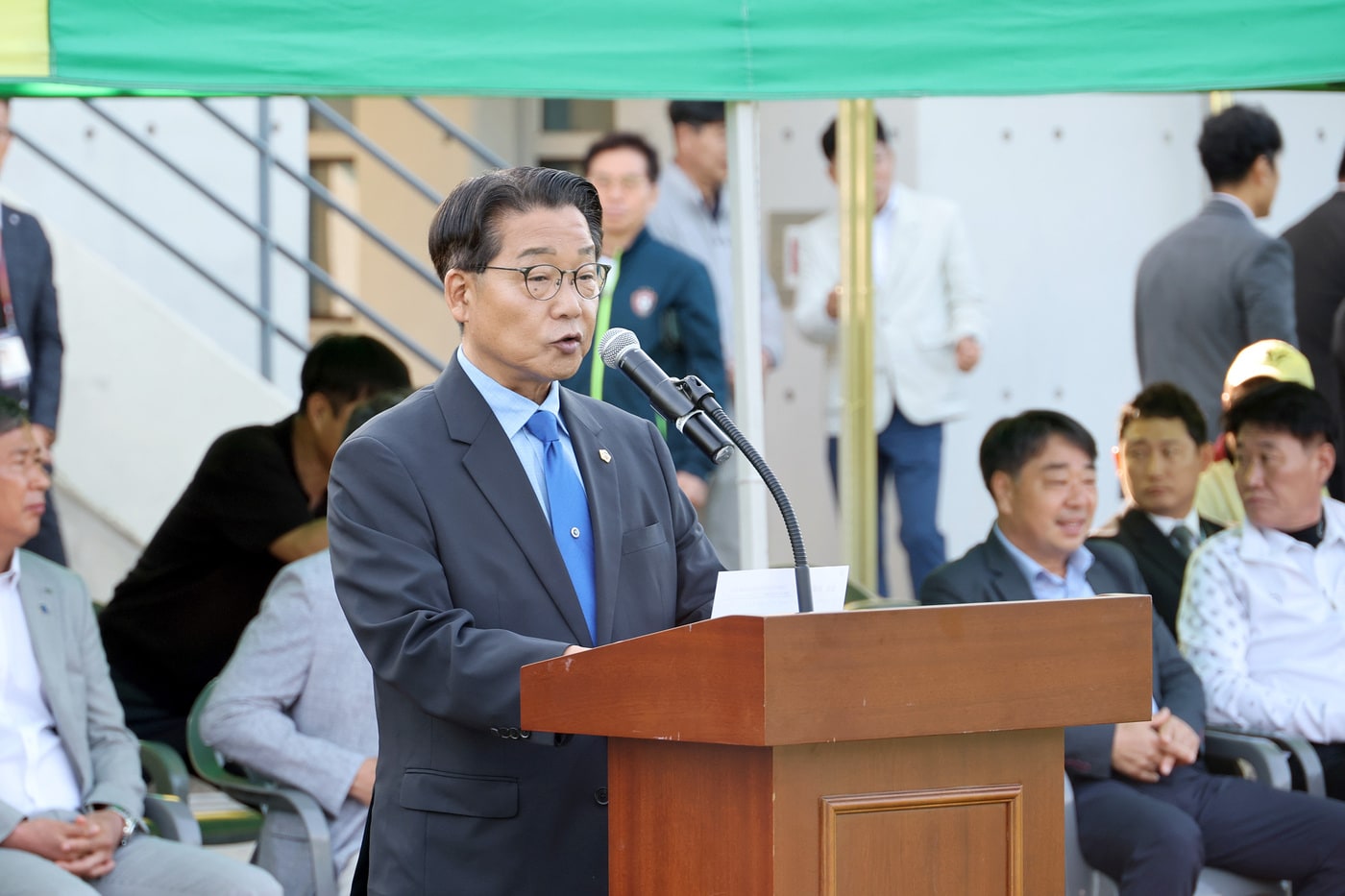 축사하는 류수열 대전시의회 부의장. (시의회 제공. 재판매 및 DB 금지)/뉴스1